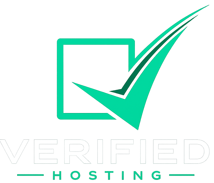 Verified Hosting logo for the header